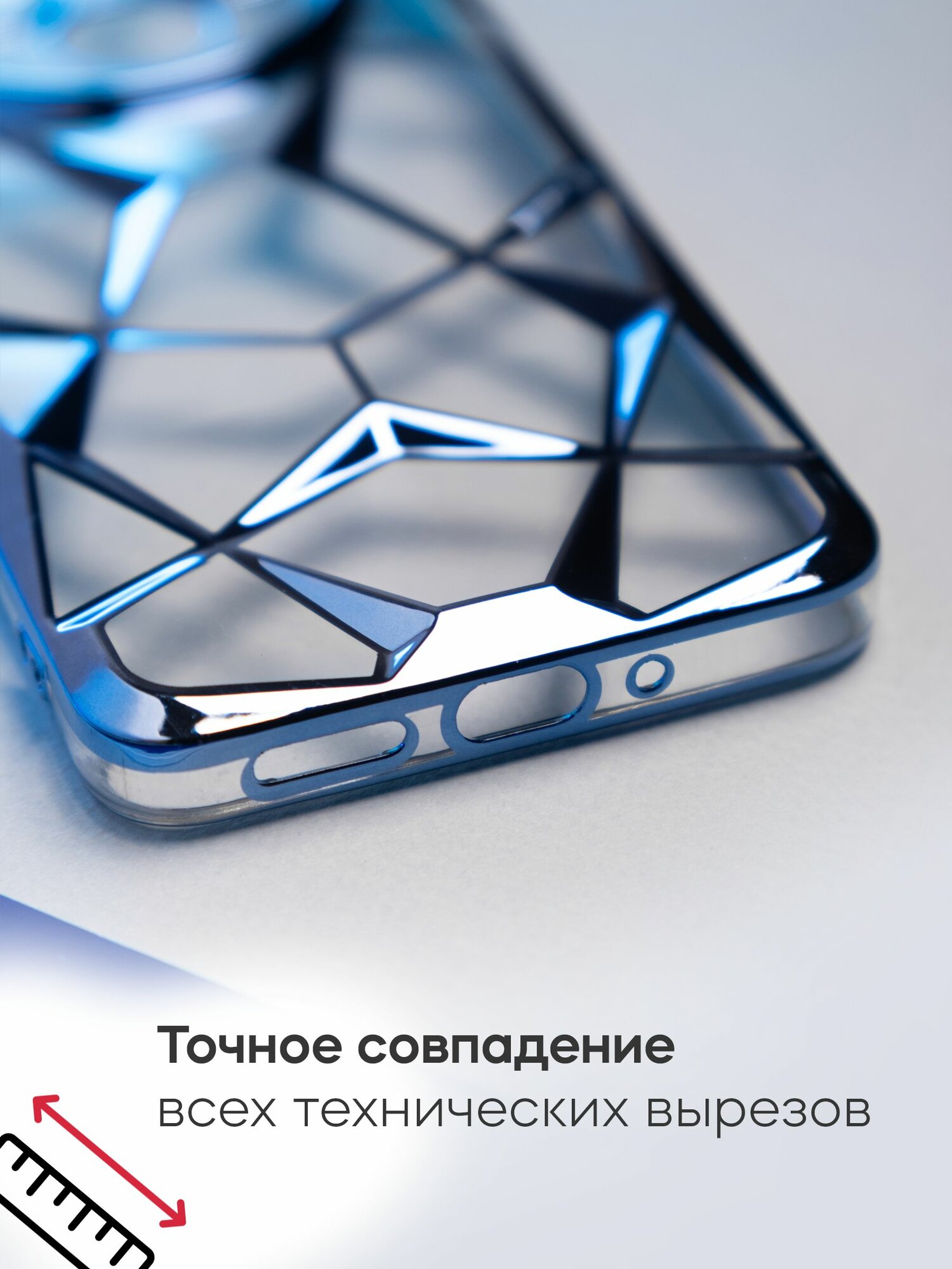 Чехол на Samsung А16 силикон противоударный; защита камеры; защита от царапин и пыли — фото 1