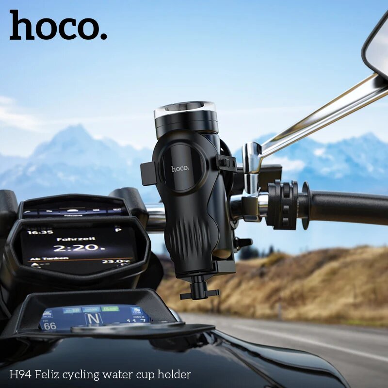 Флягодержатель HOCO H94, для велосипеда/мотоцикла/коляски, черный