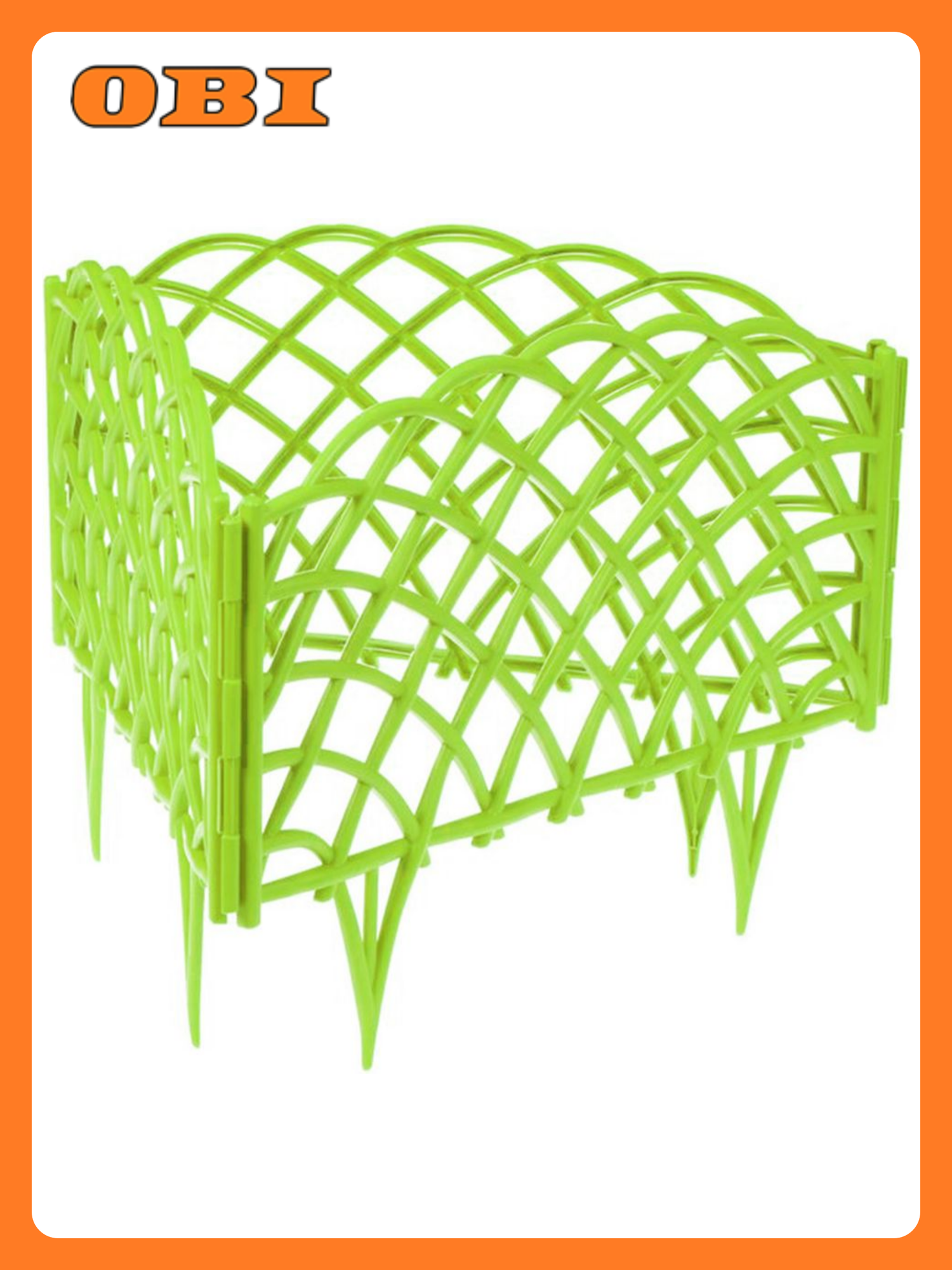 Ограждение садовое Дачная Мозаика Диадема 46717 салатовый 270х0 7х32 см 