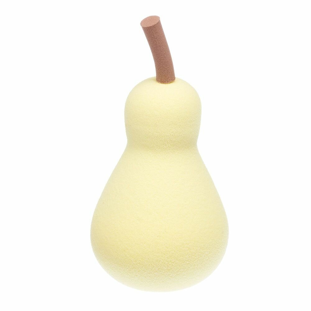 Спонж для нанесения макияжа Dewal Beauty (груша), 1 шт/уп, желтый