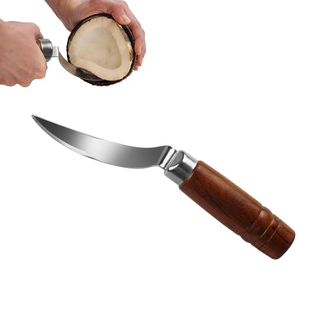 Нож для открывания кокосов из нержавеющей стали, открывалка для фруктов, овощей, мясорубка, кухонные инструменты