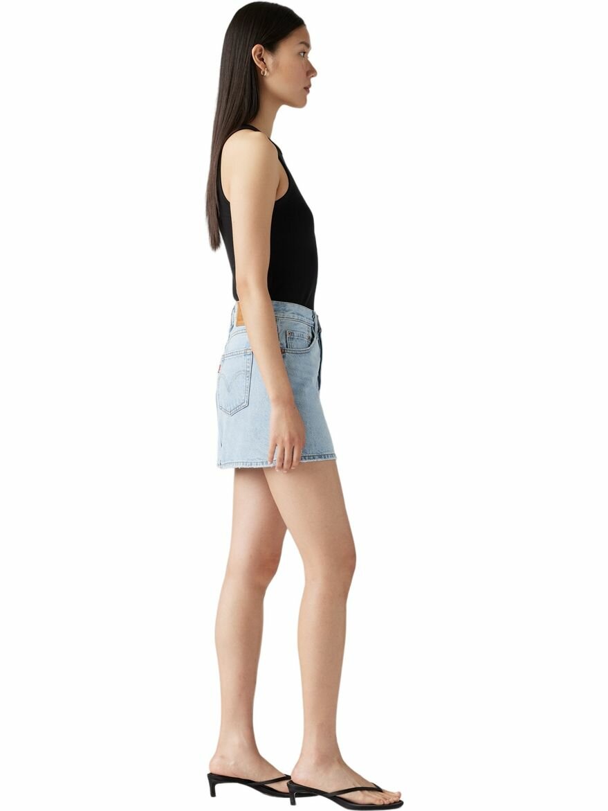 Юбка Levi's Women Icon Skirt, размер 28, голубой — фото 1