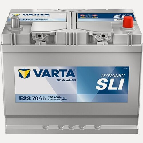 Изображение товара Аккумулятор Varta Dynamic SLI 570 412 063 E23, 261x175x220, обратная полярность, 70 Ач