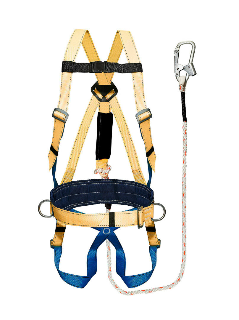 Удерживающая страховочная привязь УСП-2Ж+Строп аВ (канат)