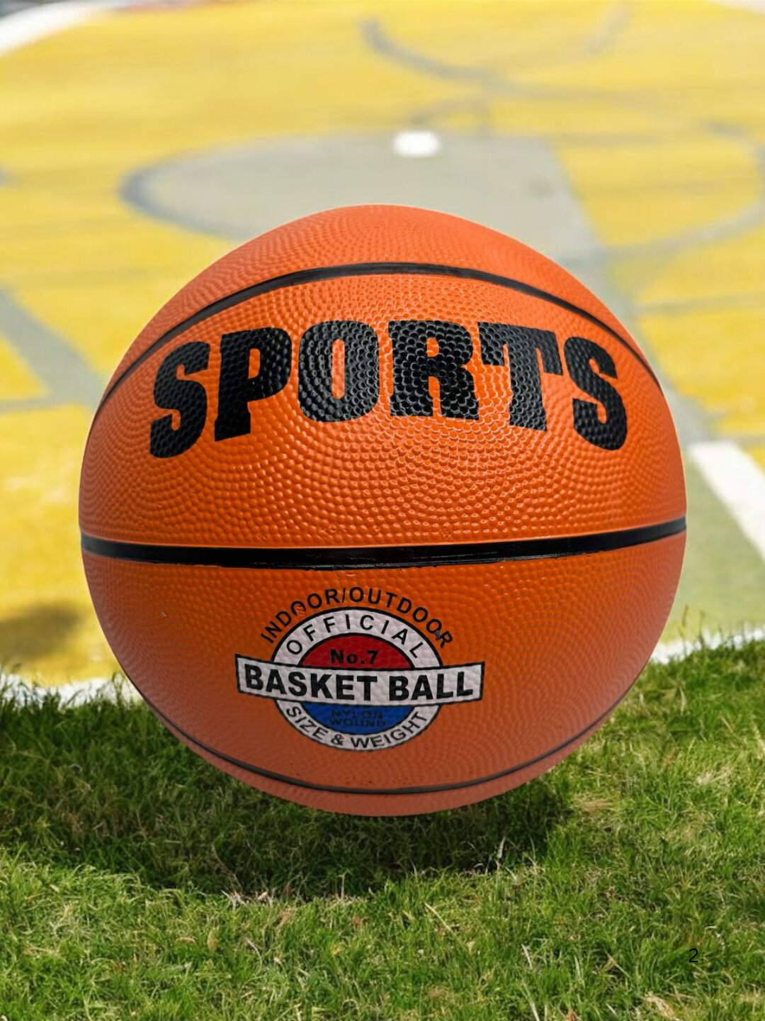 Баскетбольный мяч, для зала/улицы, детский, профессиональный, резина, размер 3