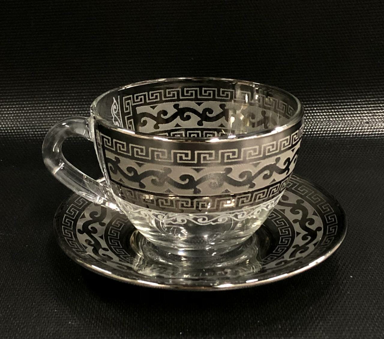 Набор чайный PROMSIZ с уз."Версаль" SE08-1416/1349/S/J/12 6шт 6х4