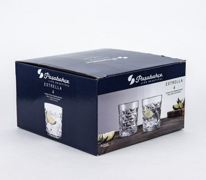Стакан PASABAHCE эстрелла 520542 305мл 4шт 4х6 1204670 — фото 1