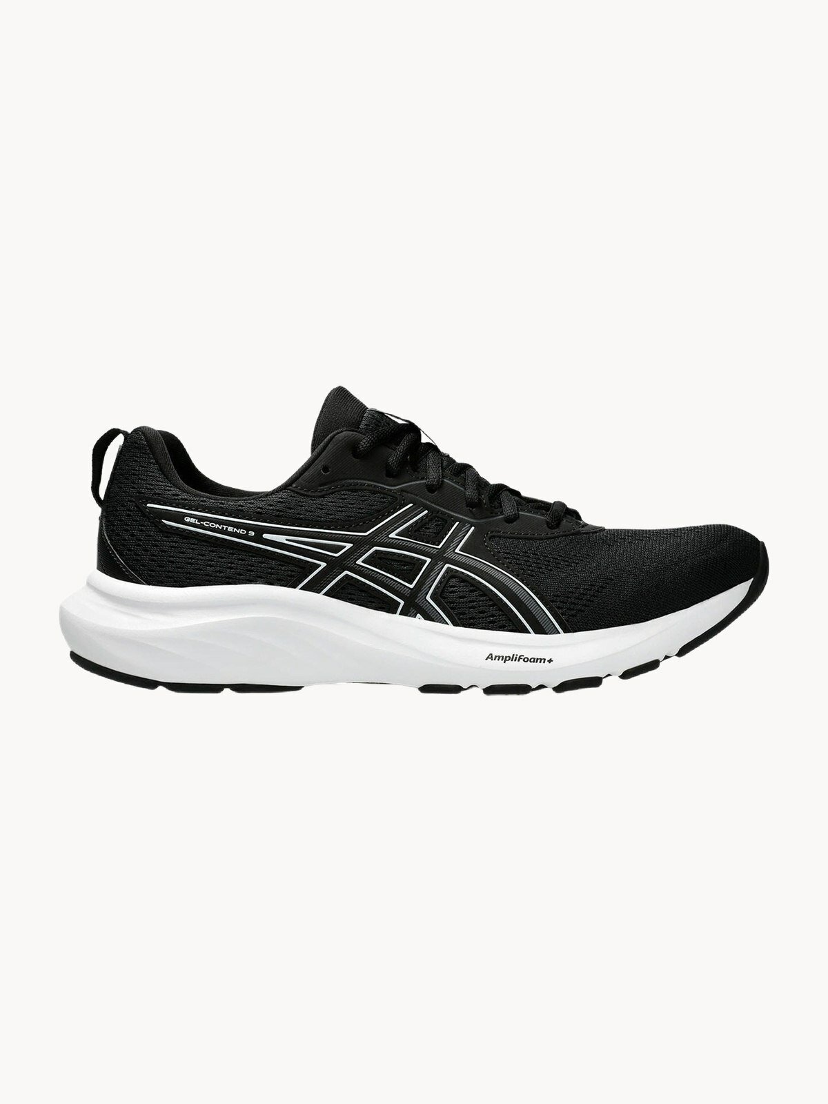 Кроссовки ASICS GEL-CONTEND 9, размер 8.5 US, черный/белый