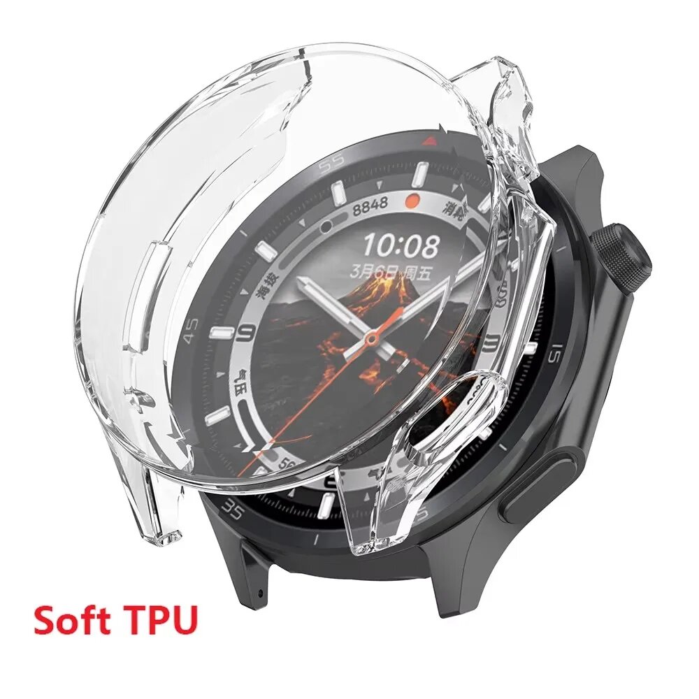 Чехол для Oppo Watch X2 и OnePlus Watch 3 OUIO For Oneplus Watch 3, TPU Transparent