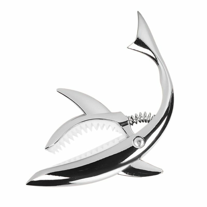 Зажим для Настройки фолк-гитары Big Shark-Ярко-Серебристый
