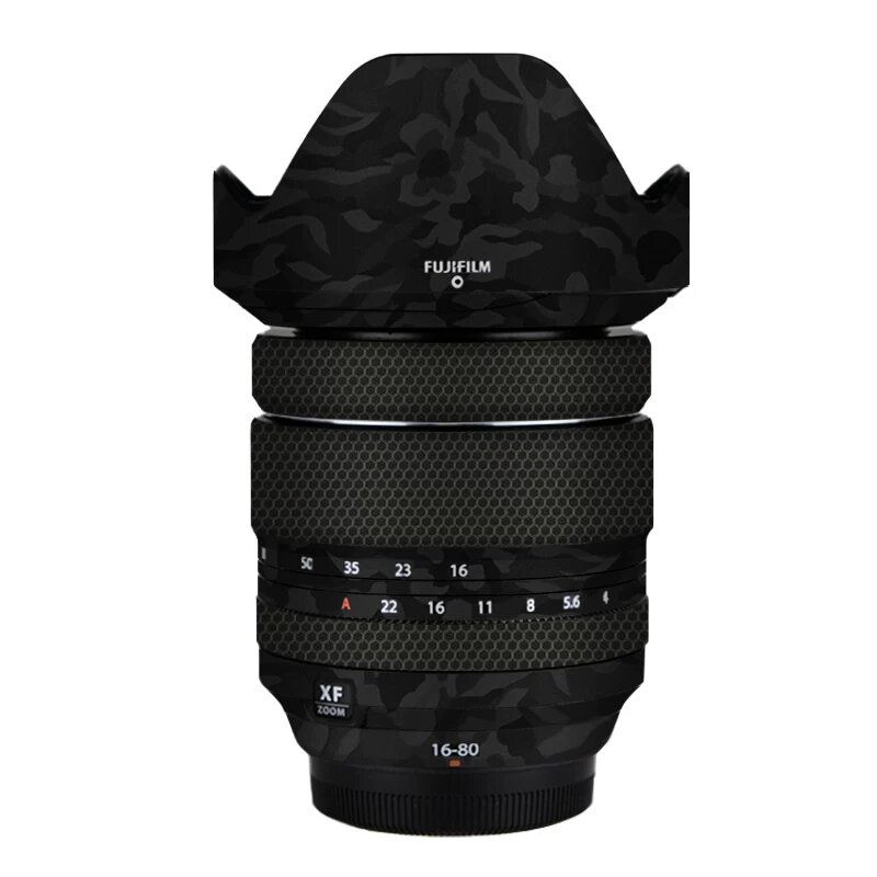 Чехол для объектива Fuji XF16-80 F4 с цветом тени бежевого оттенка