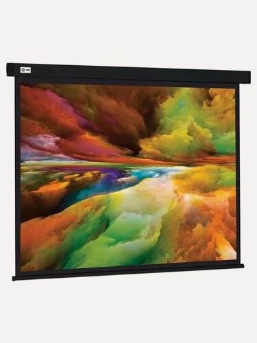 Изображение товара Экран для проектора Cactus Wallscreen CS-PSW-206X274-BK, 4:3, 206 x 274 см, диагональ 135 дюймов (343 см), черный