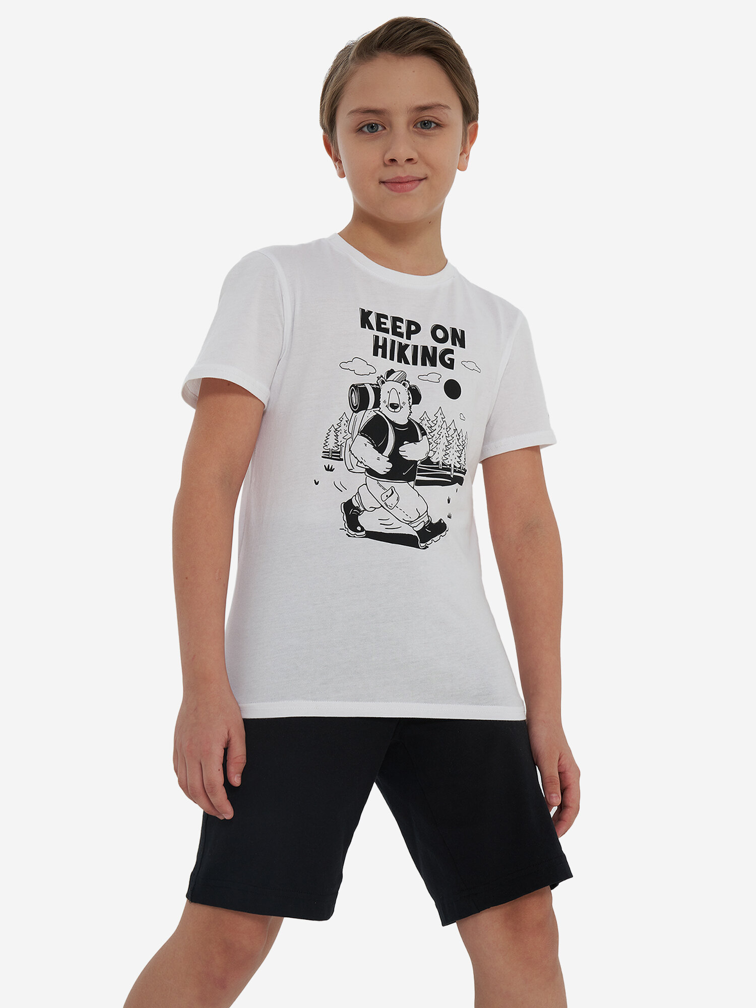 Футболка OUTVENTURE, размер 134-140, белый — фото 1