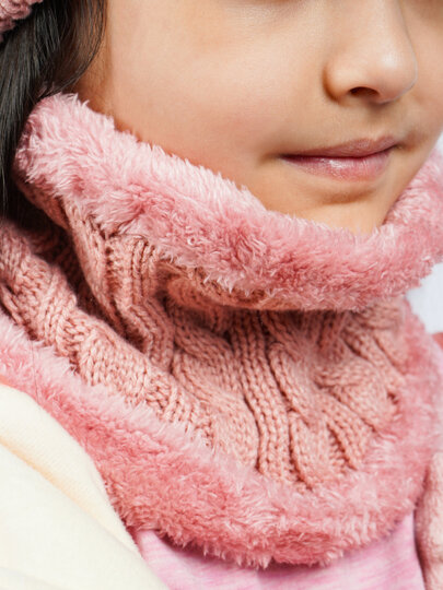 Шапка для женщин, размер от года до семи лет, розовый — фото 1