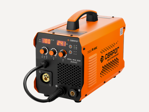 Изображение товара Инверторный сварочный полуавтомат Сварог REAL MIG 200 (N2K2) диаметром 0,6 / 0,8 / 1,0 мм