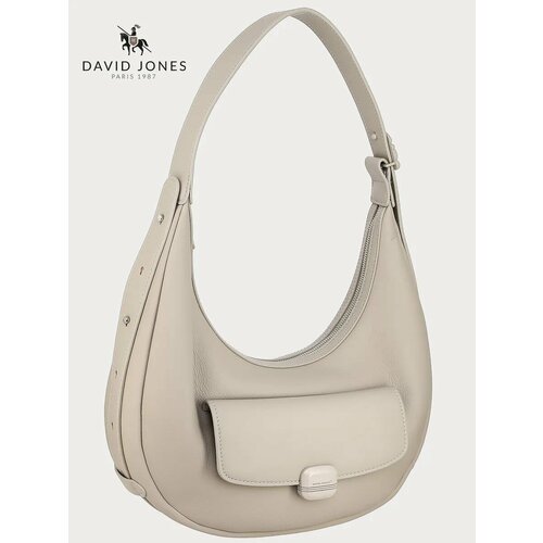 Сумка хобо DAVID JONES, серый