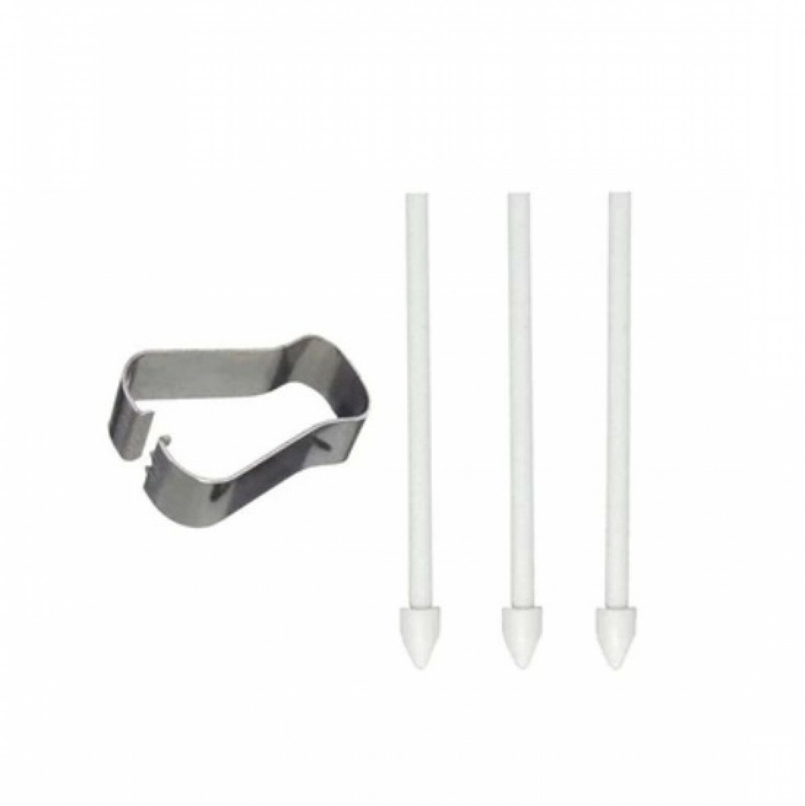 Стержень-наконечник MyPads N422342 для стилуса S Pen на Samsung Galaxy Tab S9, S8, S7 FE, S6, 3 штуки, белый