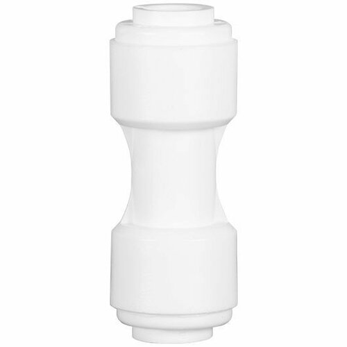 фото Соединитель для трубок фильтра воды john guest 1/4 tube - 1/4 tube. подходит для соединения питьевого краника аквабрайт