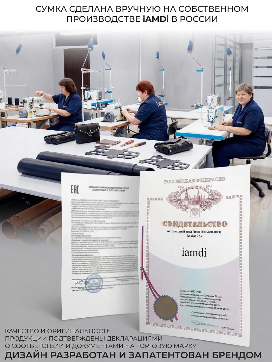 Сумка кросс-боди iamdi — фото 10