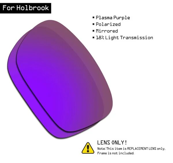 Сменные линзы SmartVLT для Oakley Holbrook - Плазменные фиолетовые
