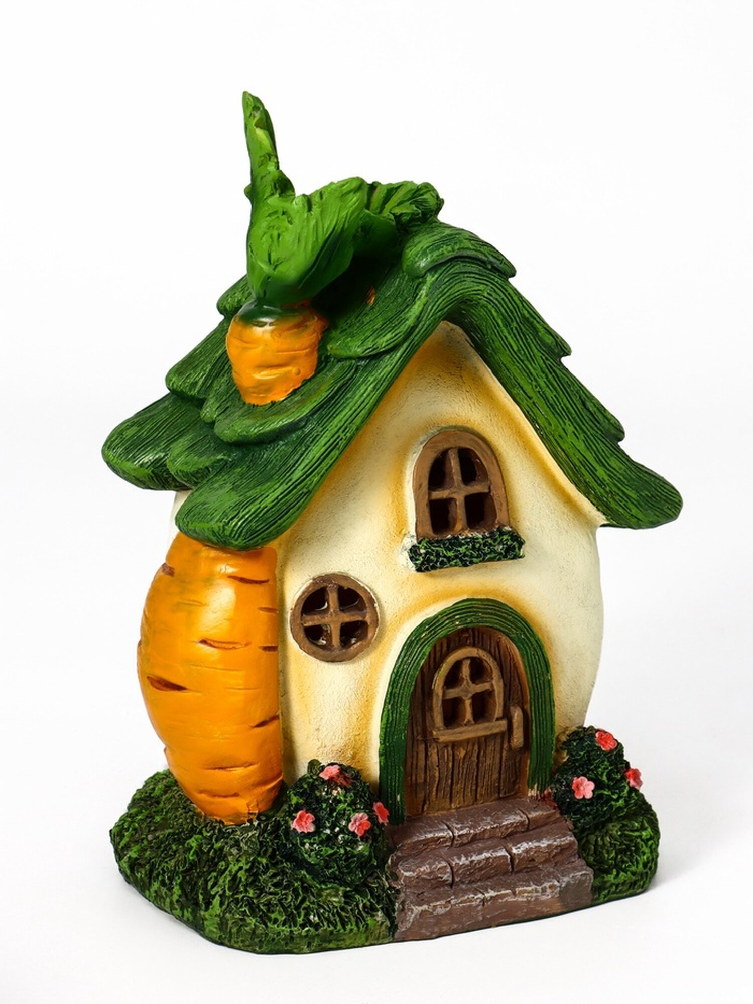 Садовый фонарь Greengo «Дом Зайца», полистоун, 20x10x16 см, 1 шт