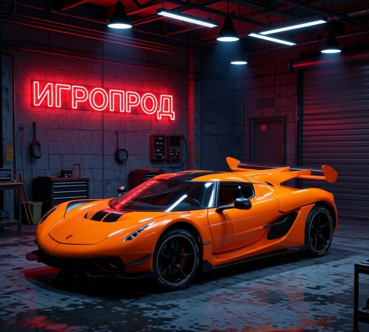 Машинка металлическая для мальчика Koenigsegg Jesko 1:24 инерционная