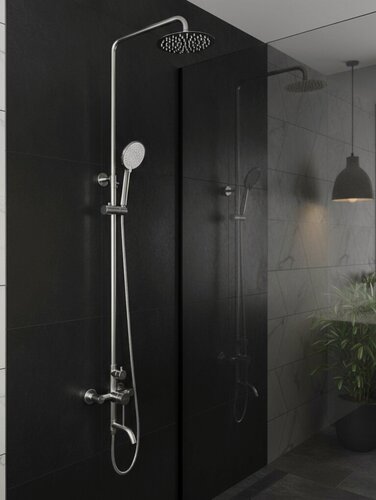 Изображение товара Душевая система Vessel со смесителем нержавеющая сталь, коллекция Vessel