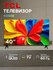 Телевизор 40" TCL 40S5K, QLED, FullHD, HDR, Google TV, Smart TV