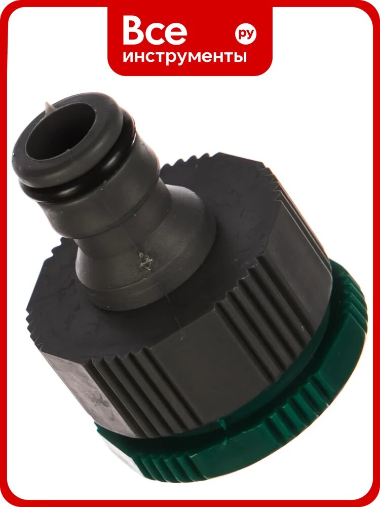 Адаптер, FIT, внешний (3/4"-1") для шлангов FIT 77416, монтажа соединителя с водопроводной, легкий