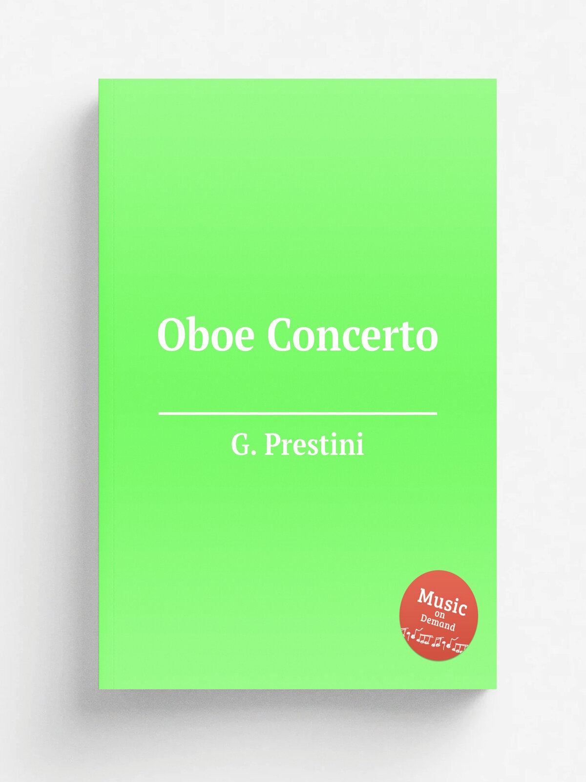 Oboe Concerto | G. Prestini | Репринт