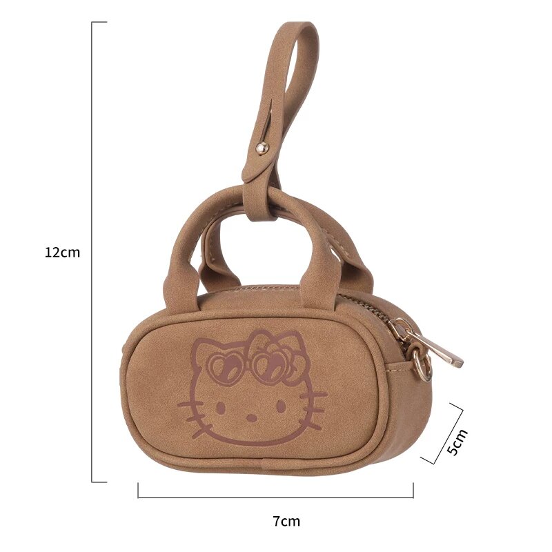 Сумка  Летняя черная кожаная сумка Hello Kitty