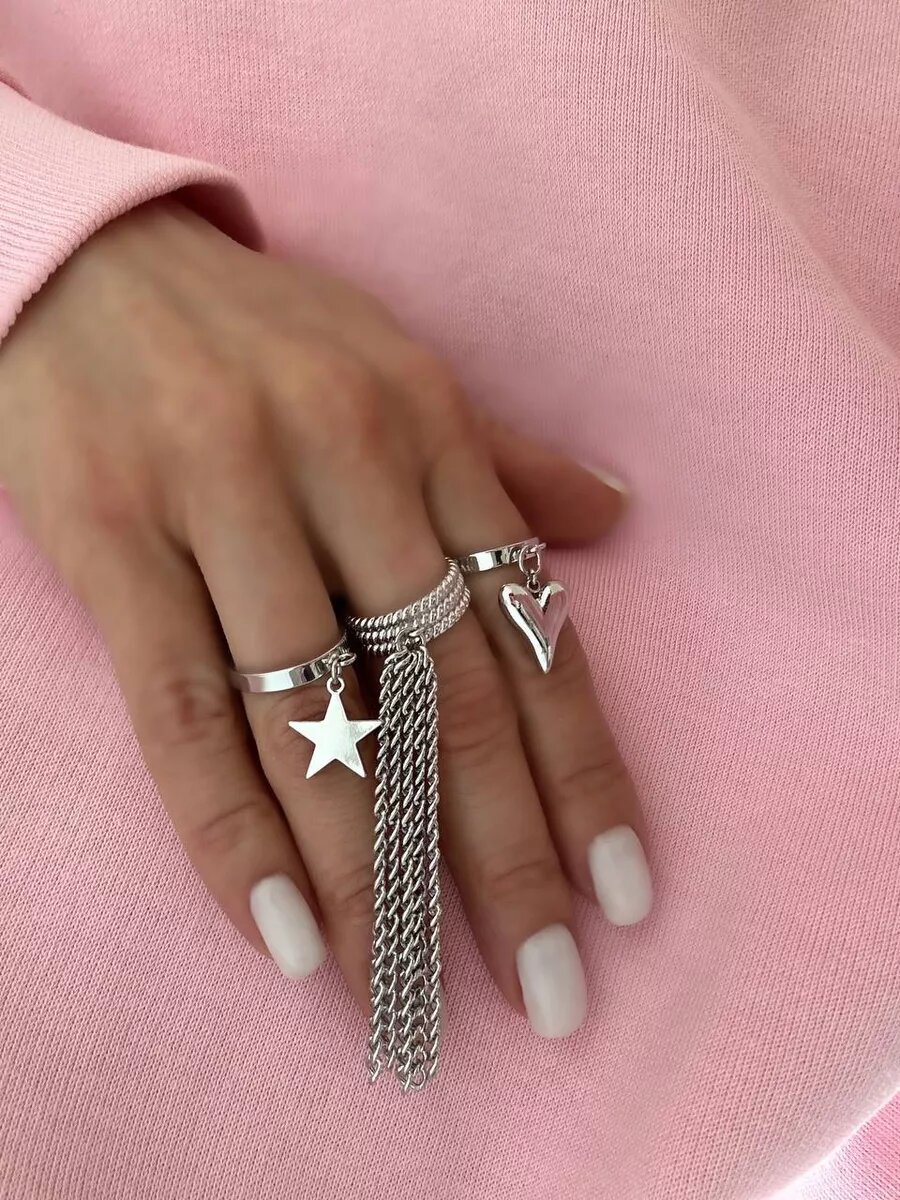 Кольцо, фианит