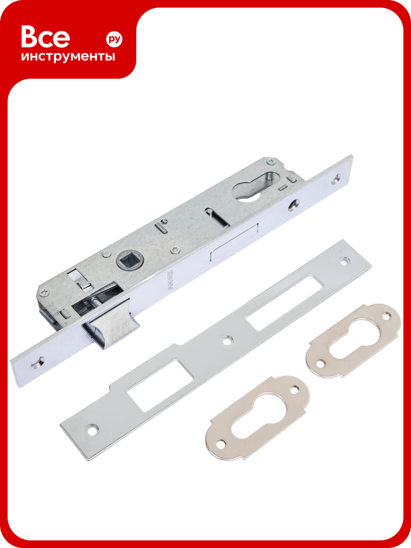 Замок дверной врезной ANBO м/о 85 мм пл.23 мм д/м 20 мм с фалевой защелкой l4375 ANBO11532320