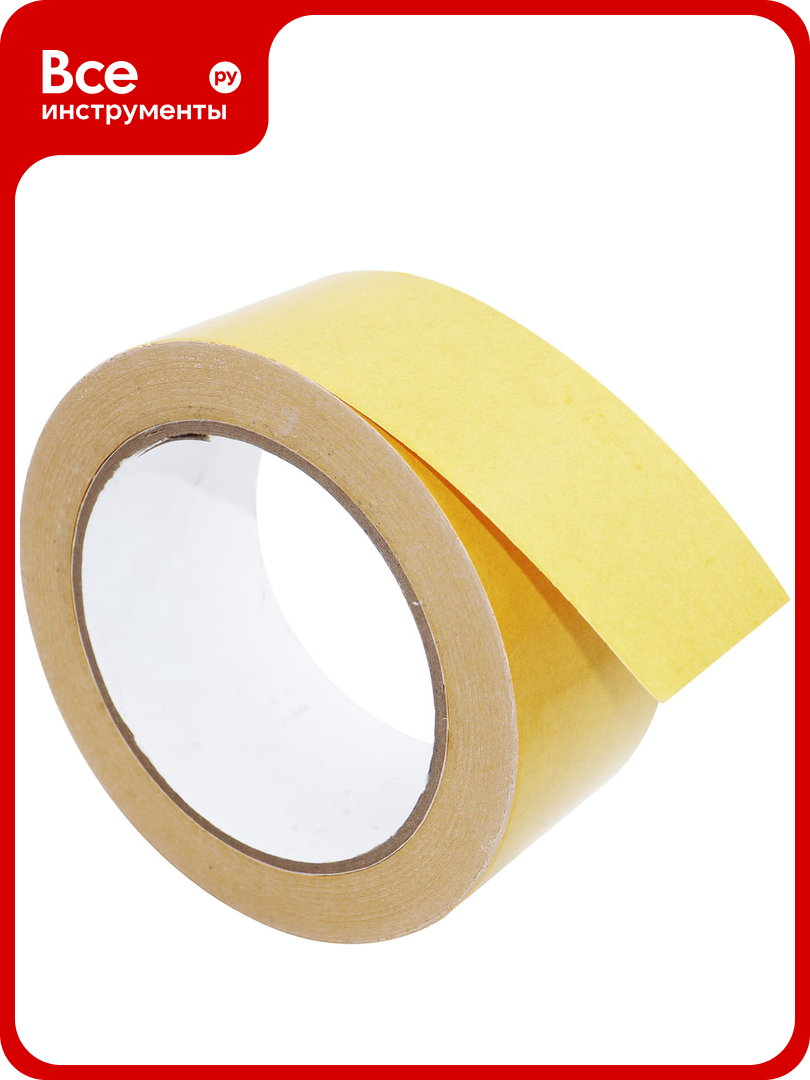 Двухсторонняя клейкая лента Невский Крепеж 48 мм 25 м пп 831445