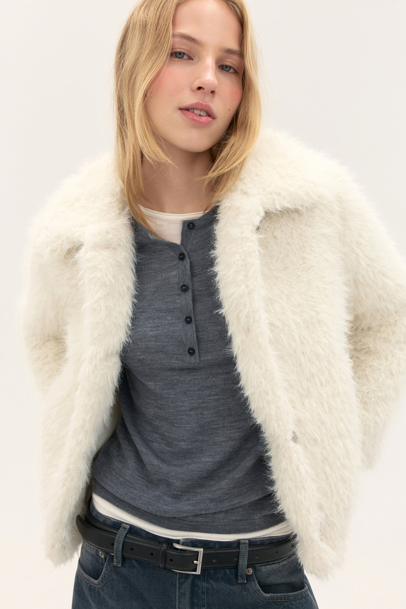 Куртка Befree Капсула Gentle retro размер S белый