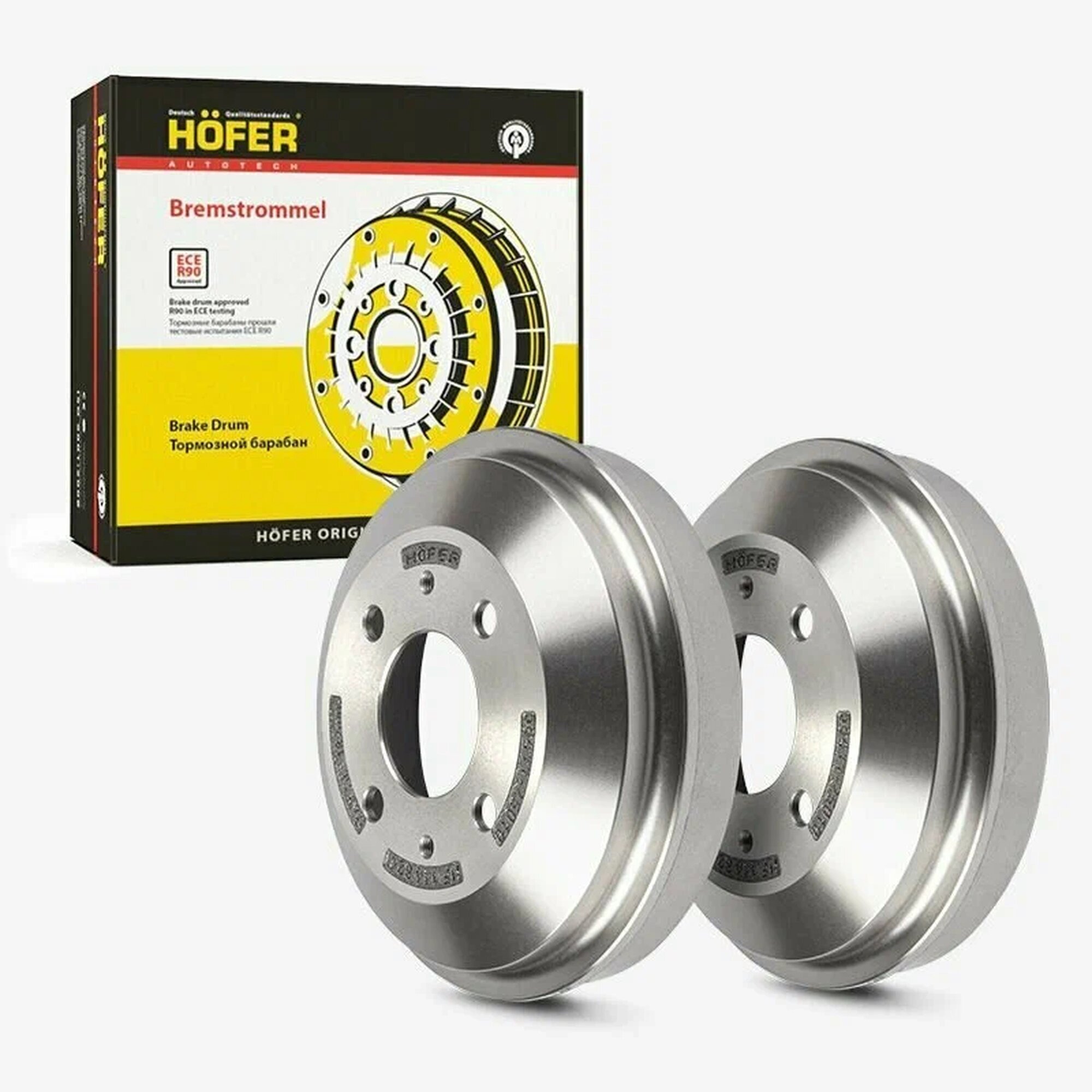 Барабан торм. чугун. Hyundai Accent (00-) (к-кт 2шт) HOFER HF144824