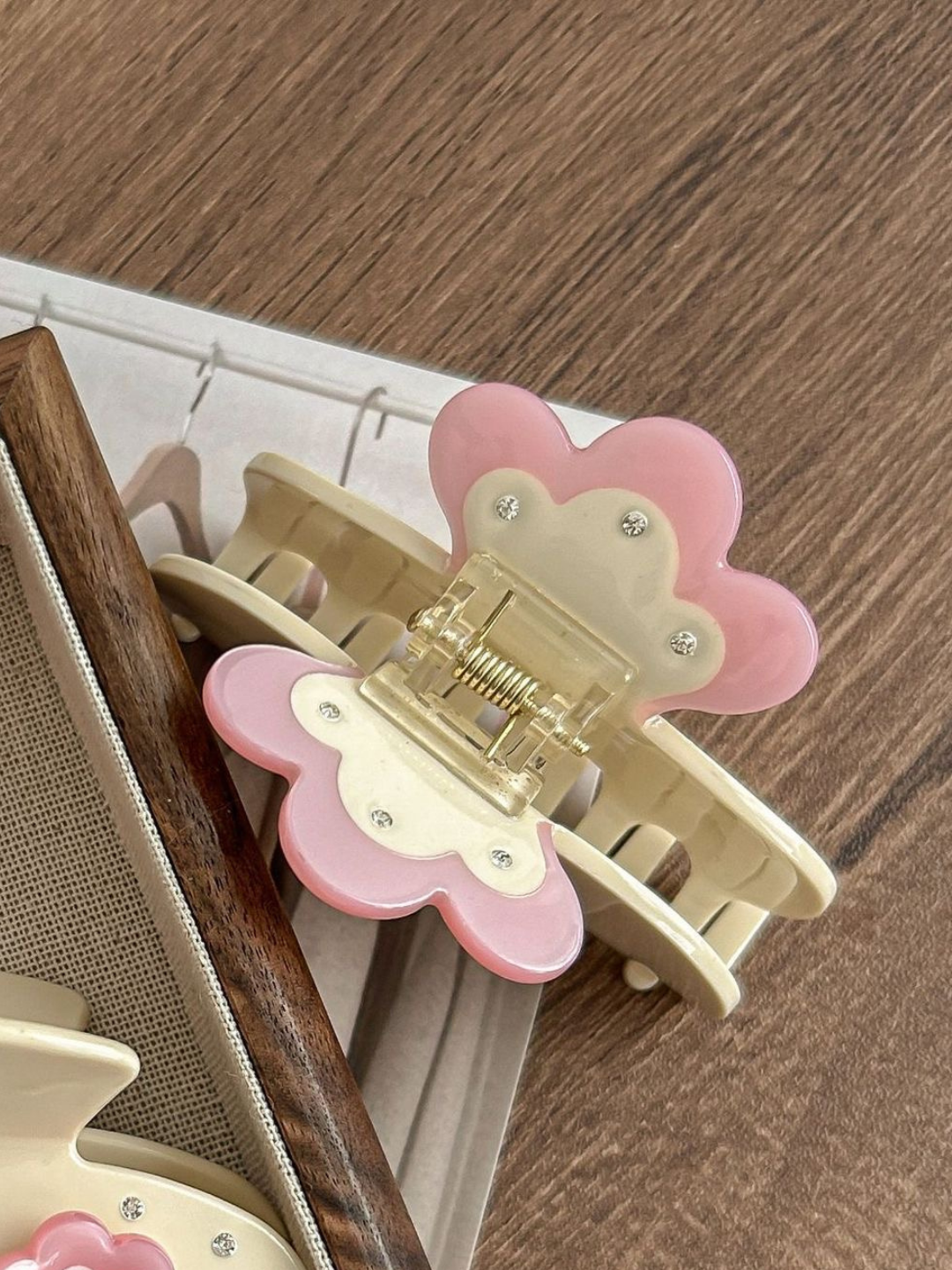 Крабик-заколка, для волос, женский, универсальный, многоцветный, трендовый