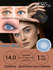 UMI BLUE -0.00 Контактные линзы для красоты, голубые, BC 8.6, DIA 14.0, 12 месяц...