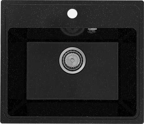 Изображение товара Мойка кухонная Practik PR-M 490-004 прямоугольная, 49x42, мойка для кухни, черная, российская