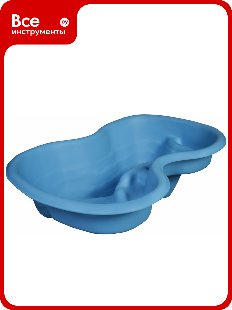 Декоративный пруд ЦентрПласт 110 л пластиковый 105x80x35 см синий 20346