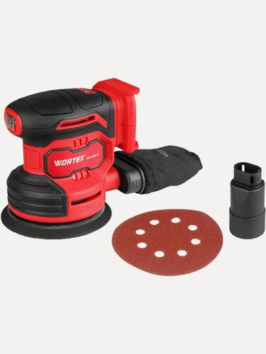 Изображение товара Шлифмашина эксцентриковая (орбитальная) аккумуляторная WORTEX COS 1218-1 E Без АКБ и З/У (1333435)