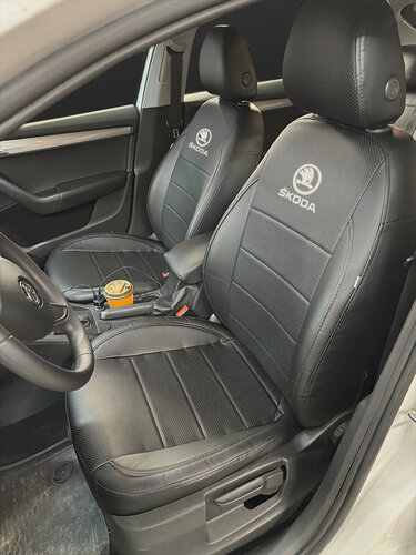 Изображение товара Комплект чехлов на сидения Шкода Октавия А7 / Skoda Octavia A7 2013-2023 г. в.