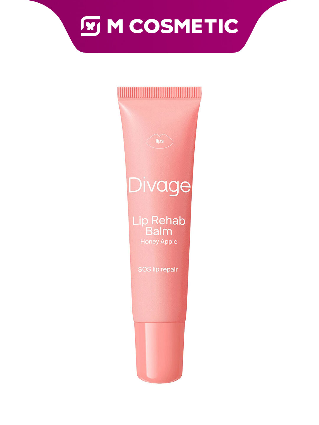 Бальзам DIVAGE Lip Rehab Balm, для губ, с ароматом медовое яблоко 12мл