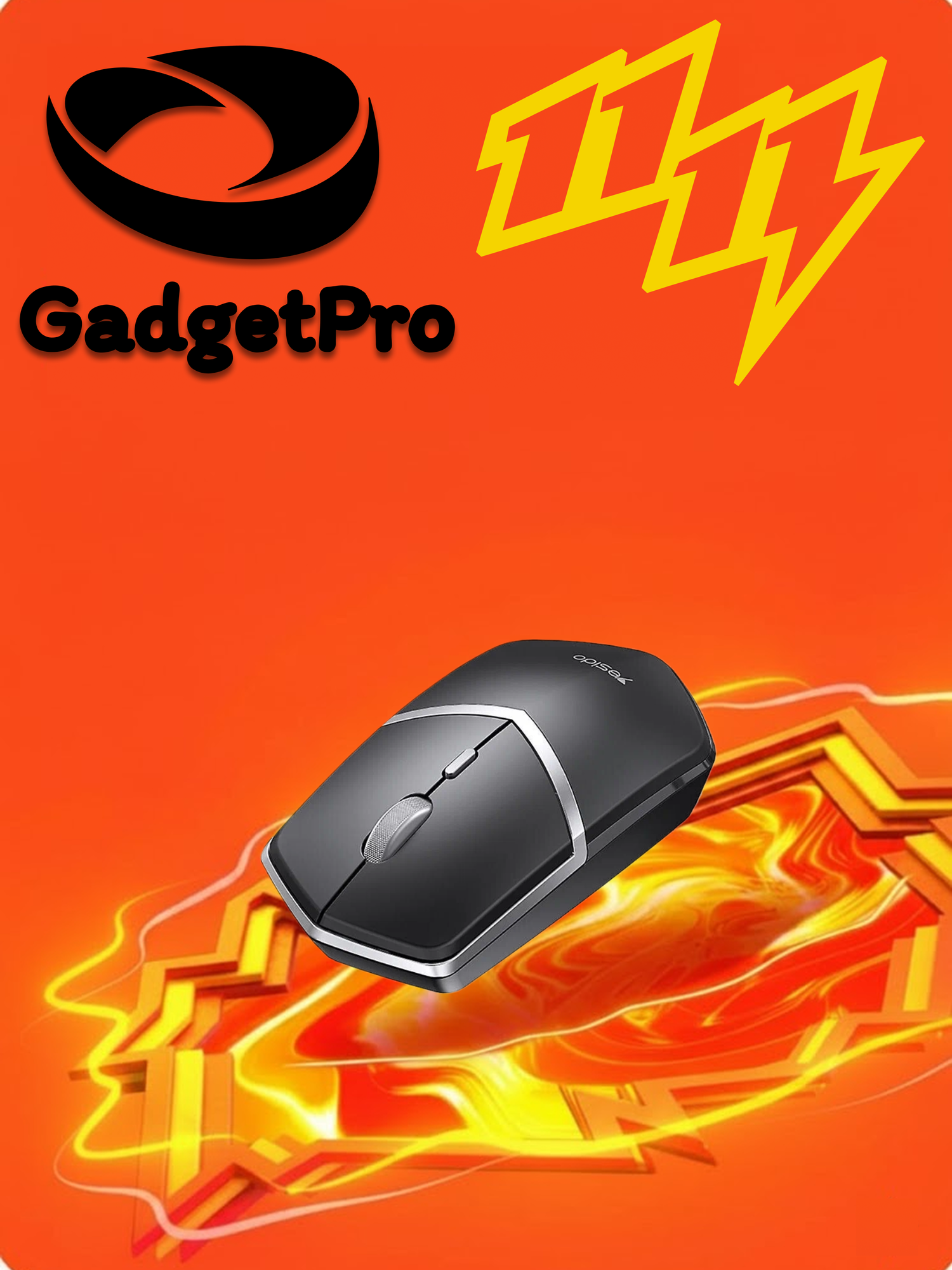 Беспроводная мышь Yesido KB16: эргономичный дизайн, быстрая реакция, для работы и игр.