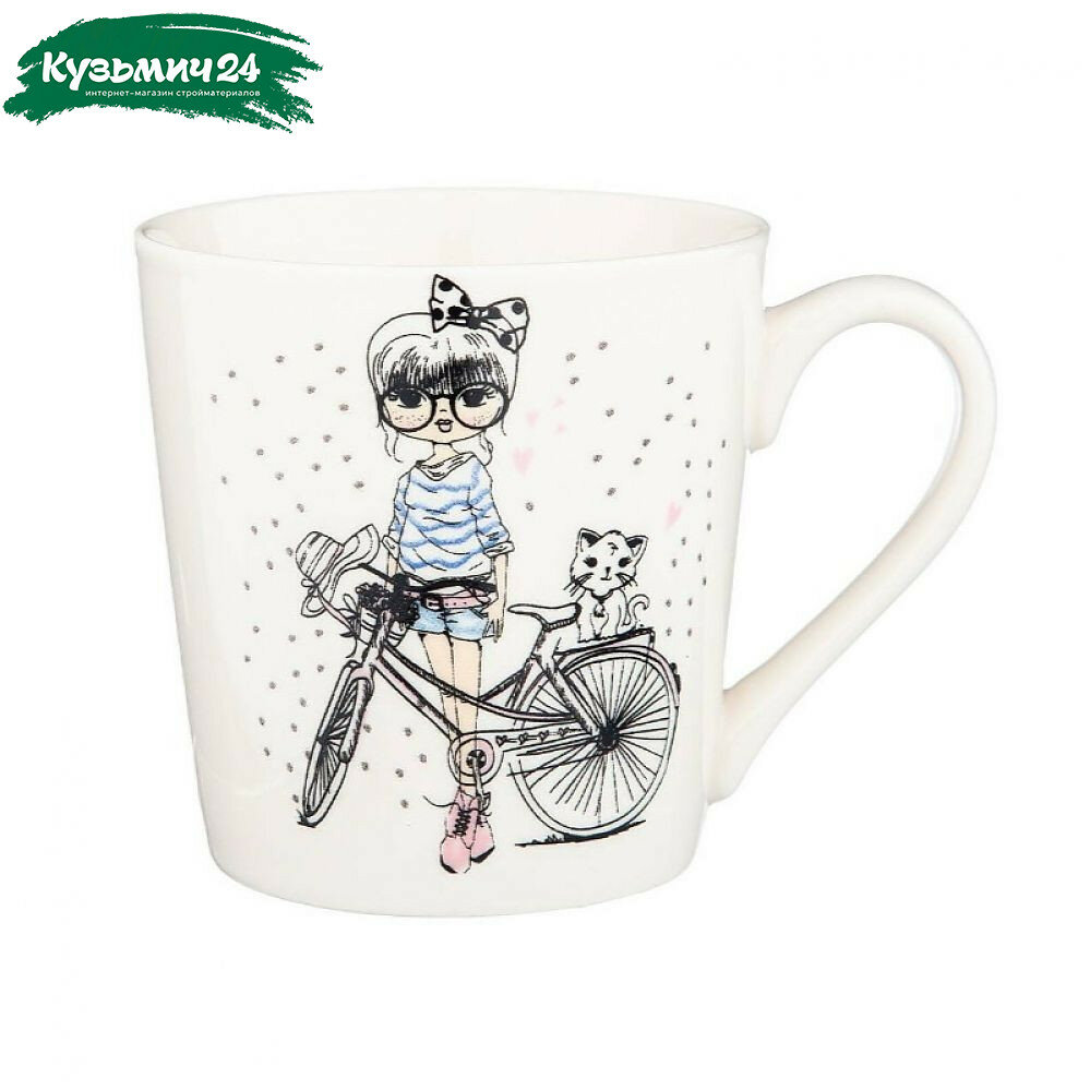 Кружка Lefard Fashion Princesses фарфор 320 мл белая