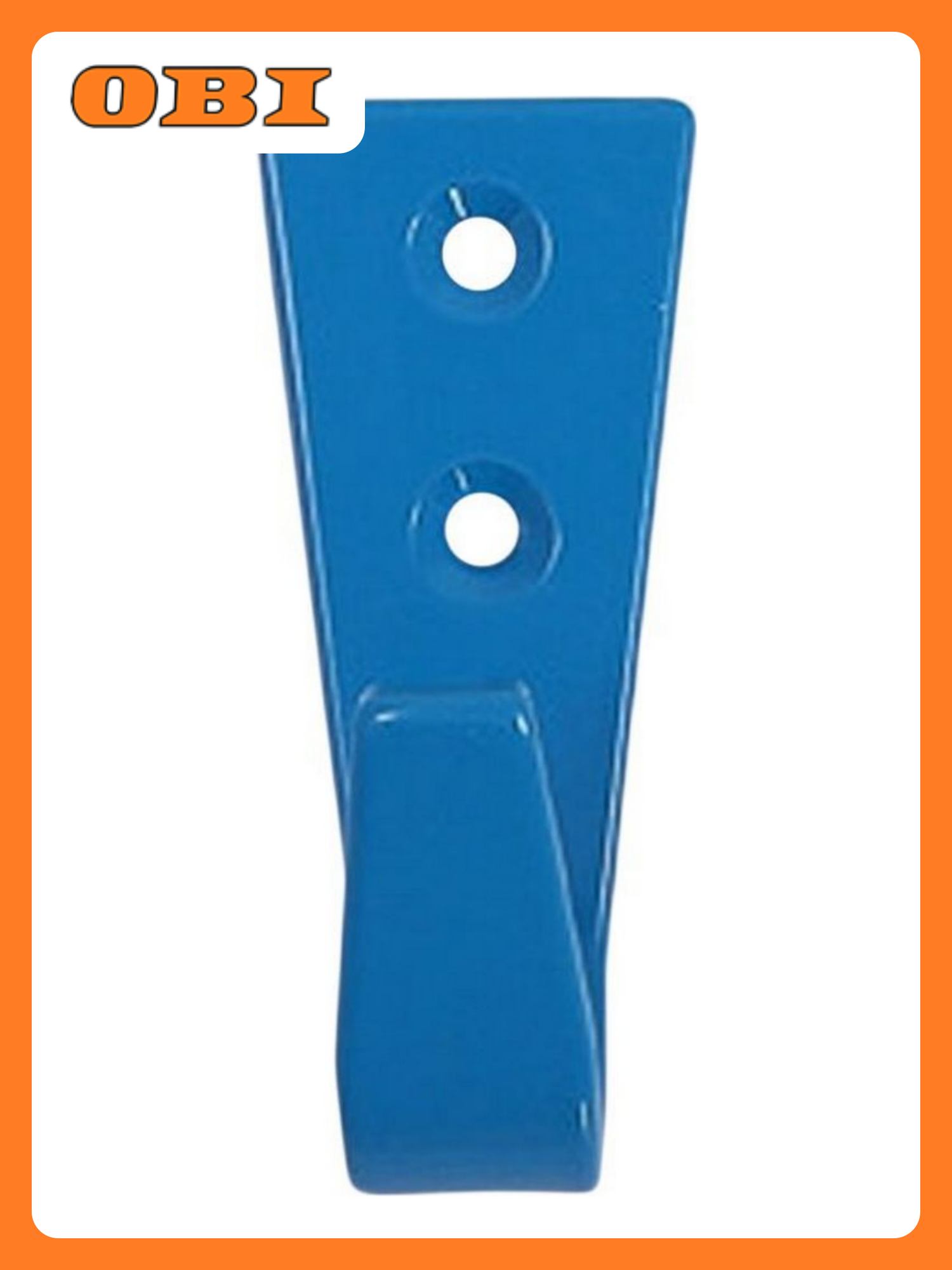 Крючок мебельный Larvij Трапеция LHK186BU  одинарный  синий  пластик