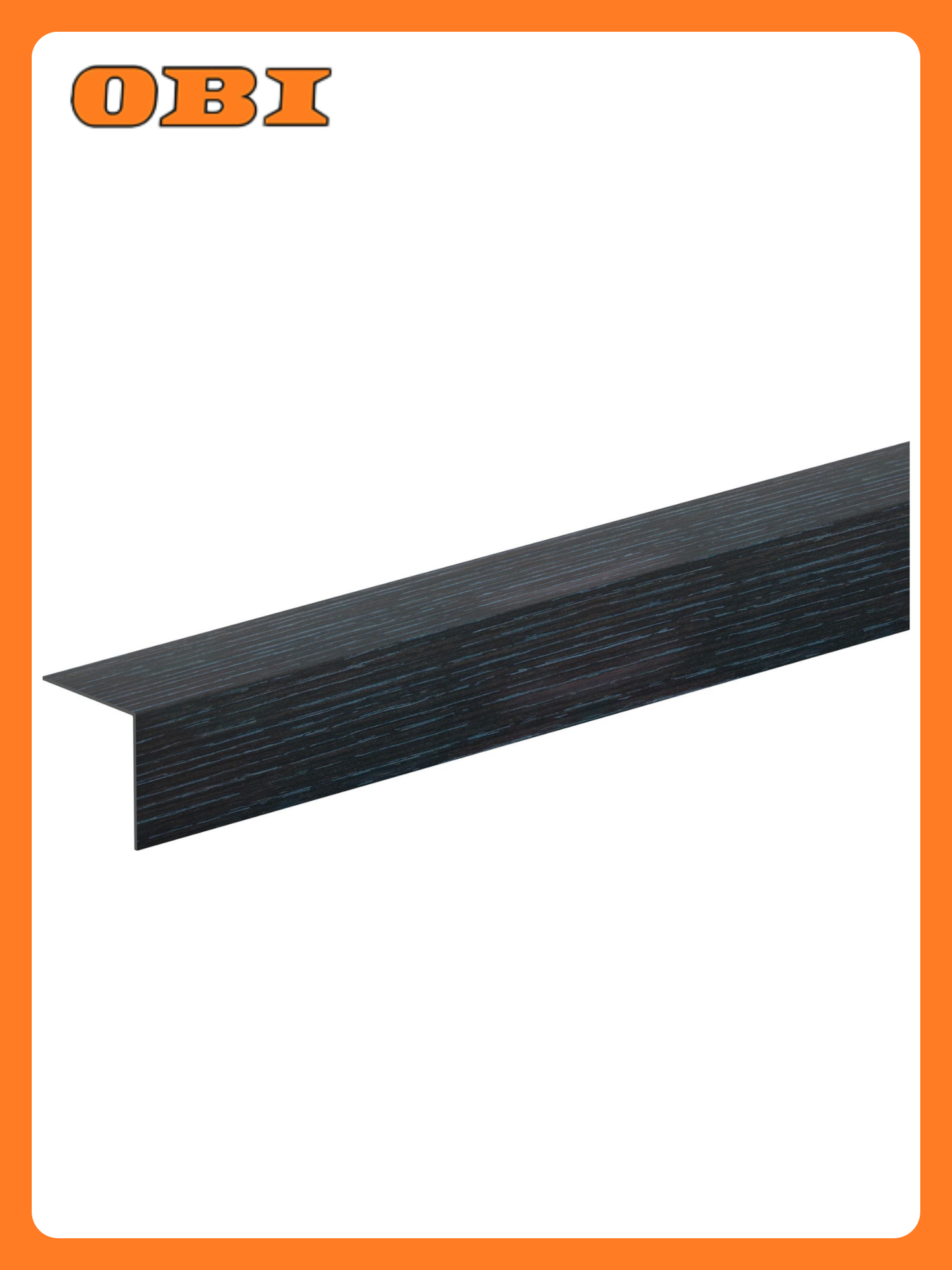 Угол ПВХ идеал 302 венге черный 20Х20Х2700ММ