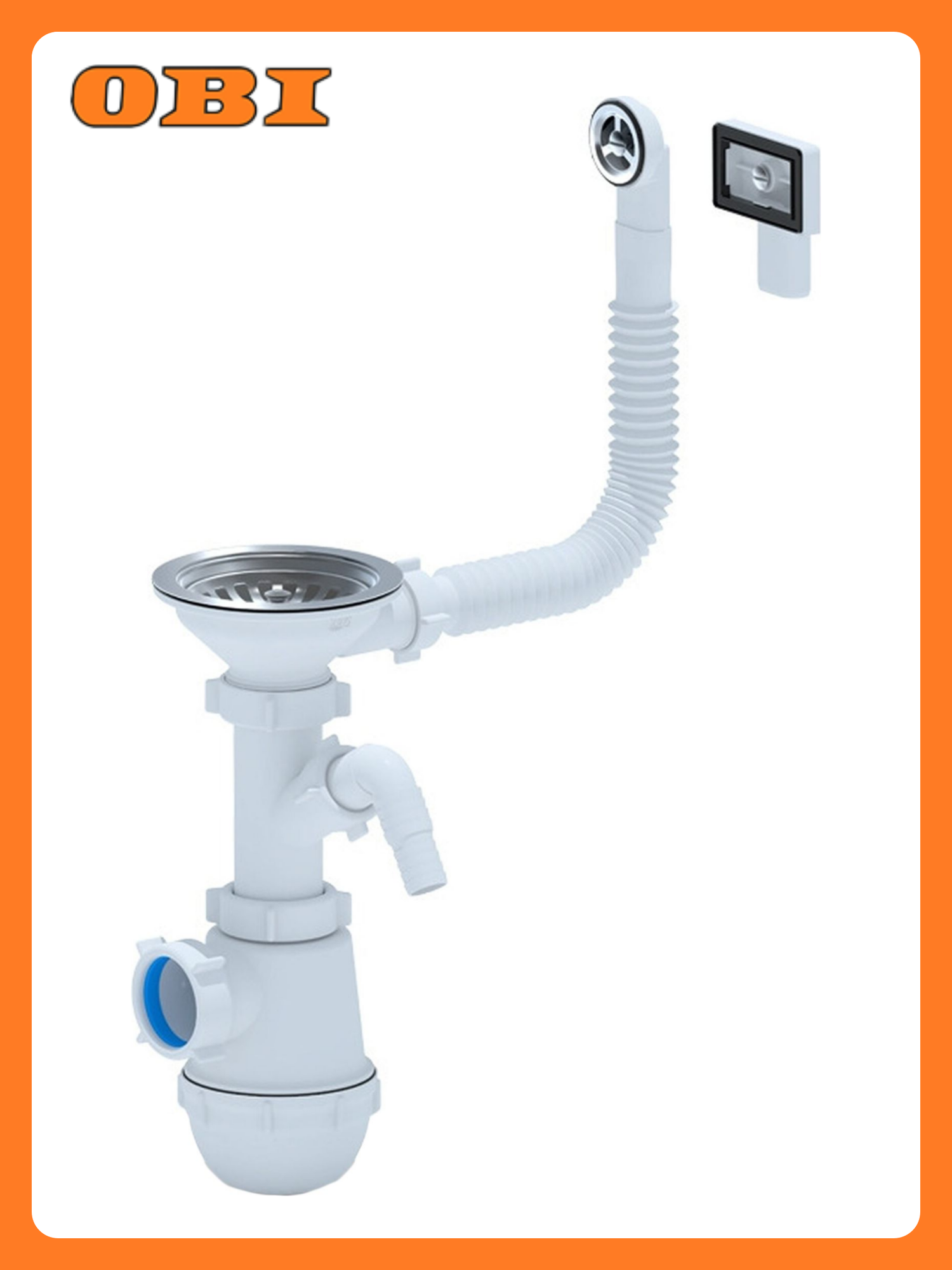 Сифон для мойки АНИ Пласт Эконом 3 1/2