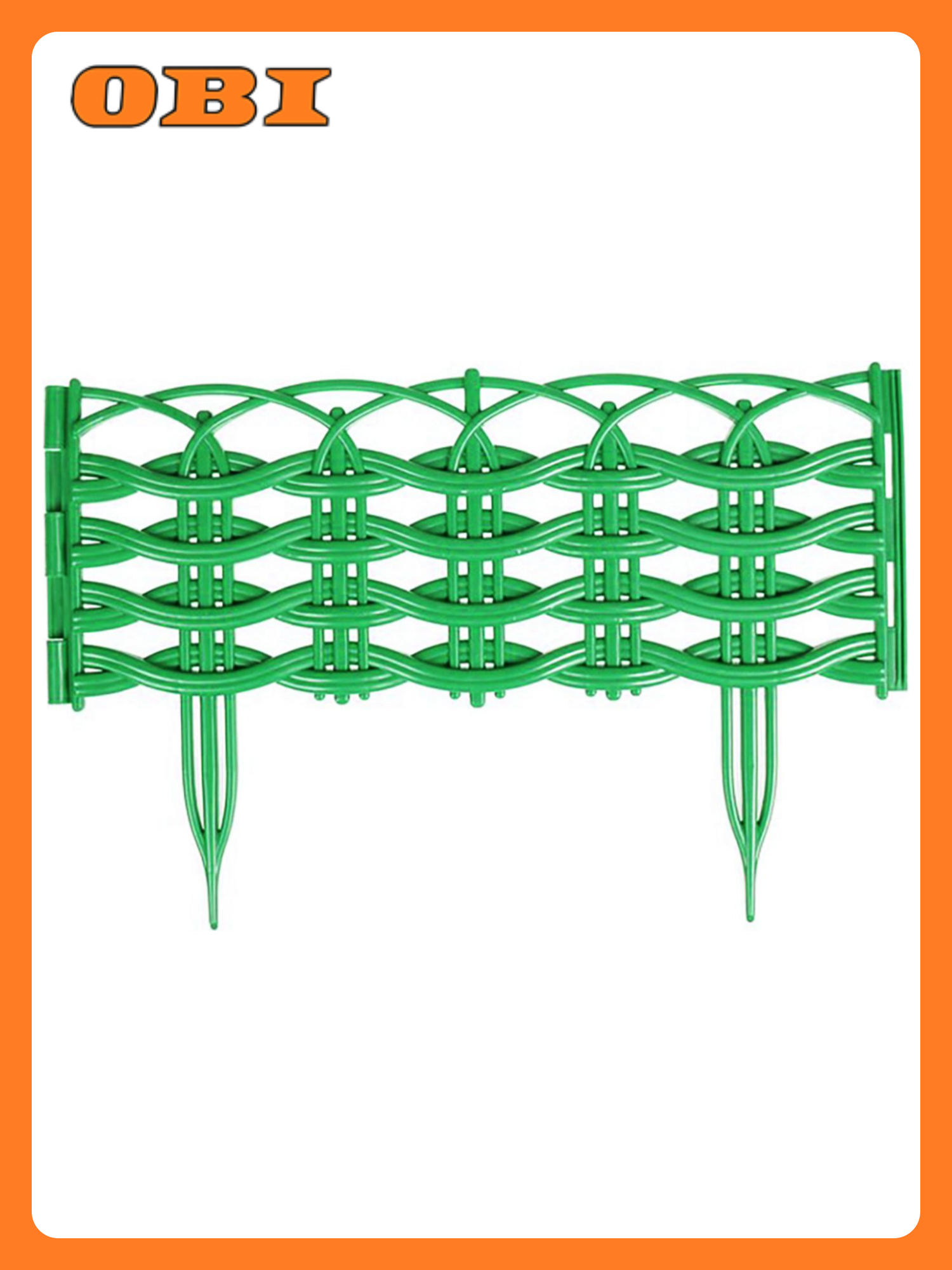 Ограждение садовое Дачная Мозаика Ивушка 15005 зеленый 312х0 5х25 см 