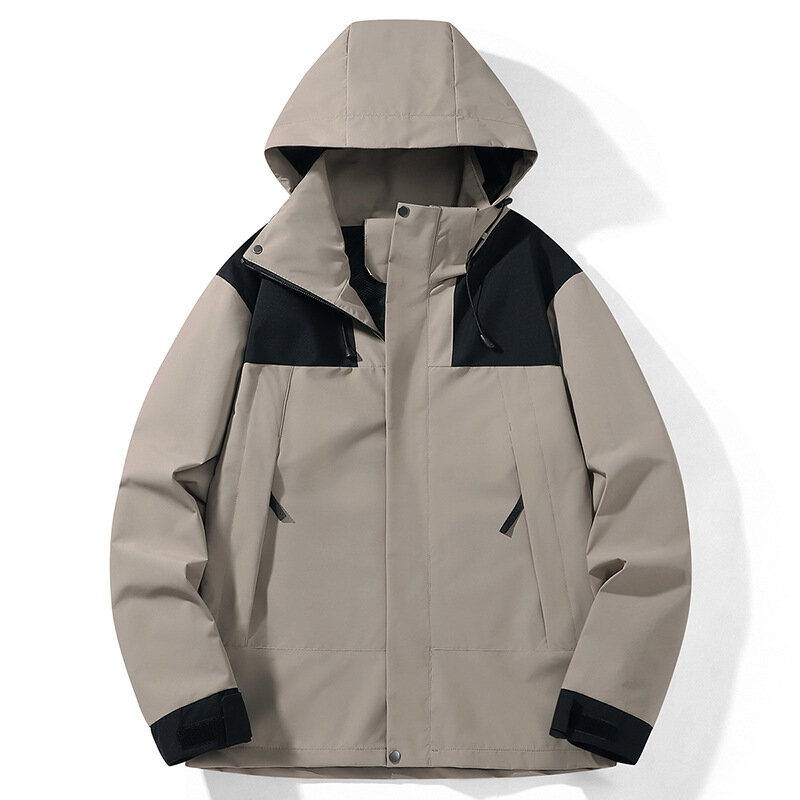 Куртка 3XL женская бежевая кроличья серая